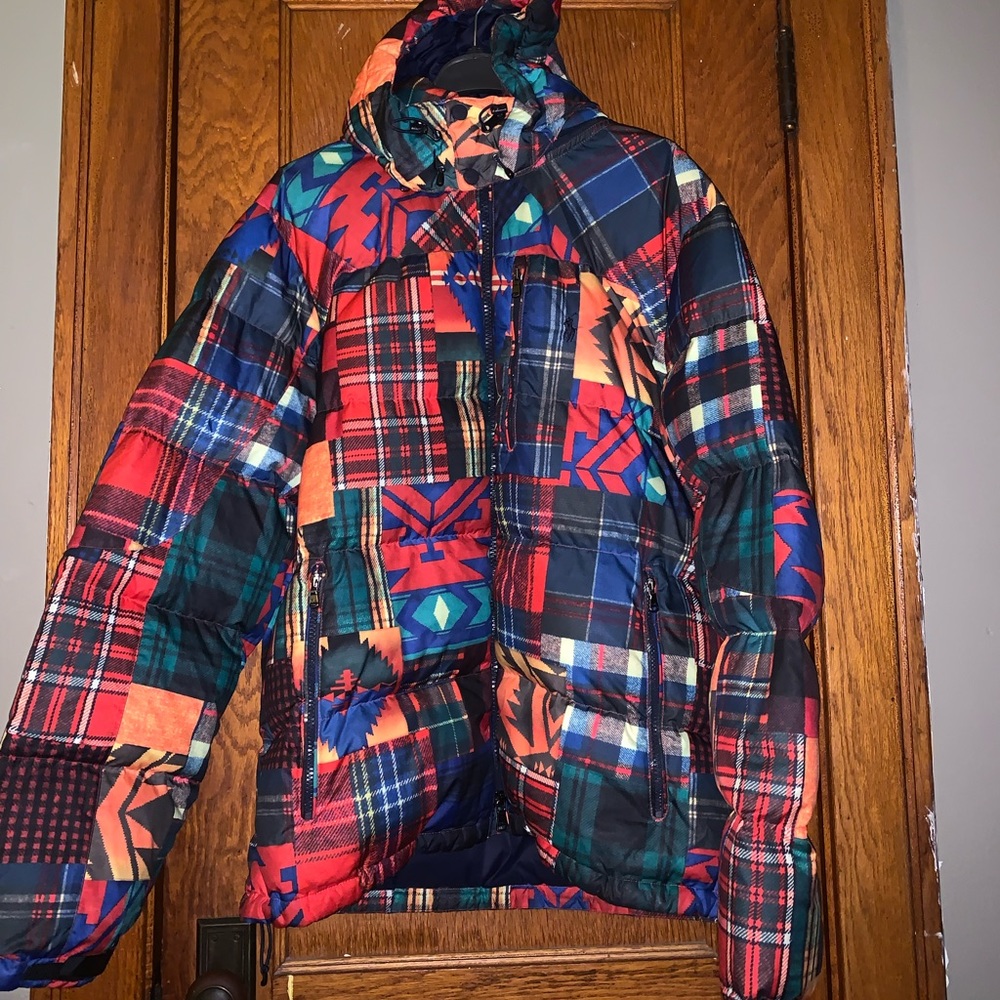 Polo Ralph Lauren down jacket.